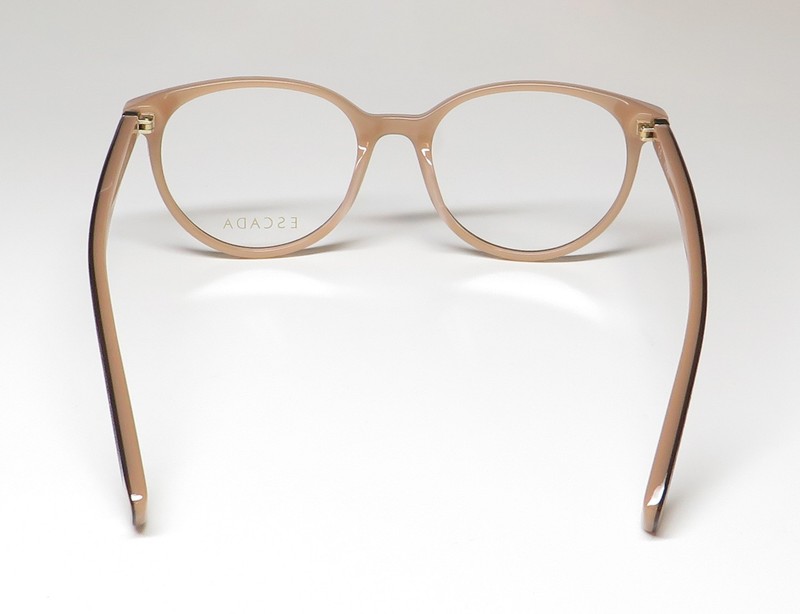 NEW ESCADA VESA03 EYEGLASSES CAT EYE FULL-RIM BROWN WOMENS 51-18-140 09D2 gallery