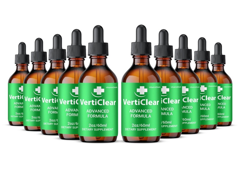 VertiClear Liquid Drops, Ear Health, Verti Clear Supplement (10 Pack)