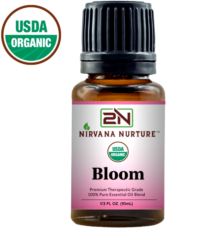 Bloom Blend USDA Certified Organic 100% Pure Premium Therapeutic Grade