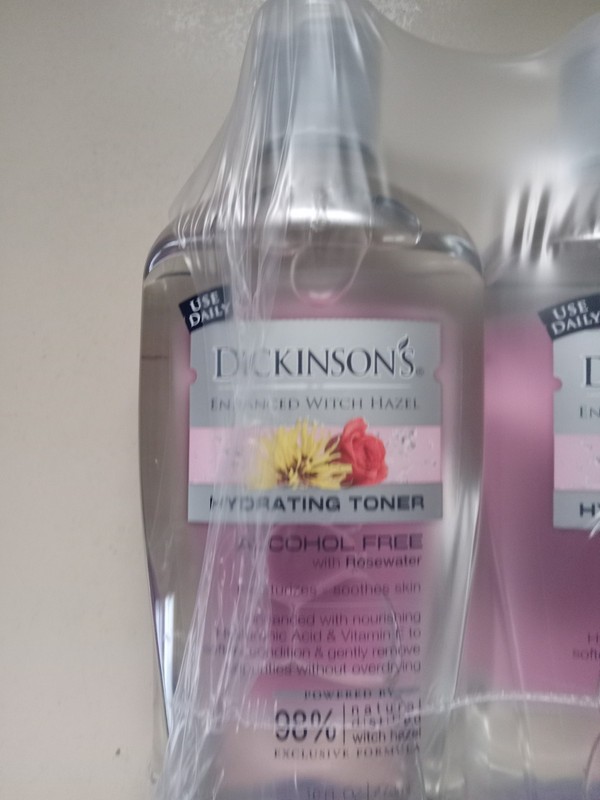 Dickinson's Hydrating Toner Enhanced Witch Hazel with Rosewater 16 oz.(Lot of 3) gallery