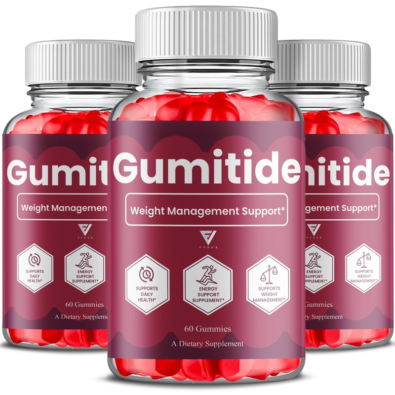 (3 Pack) Gumitide Weight Management Gummies, Gumitide Supplement (180 Gummies)