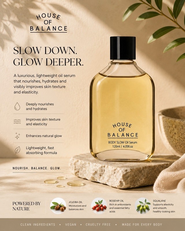 House of Balance Body Slow Oil Serum
