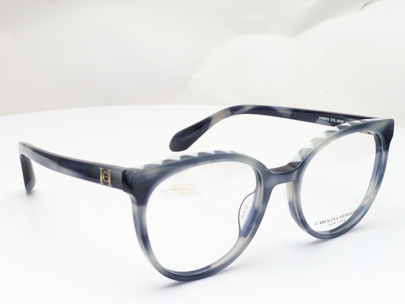 Carolina Herrera VHN603 06X8 Blue Havana Women’s Eyeglasses Frames 52-18-135