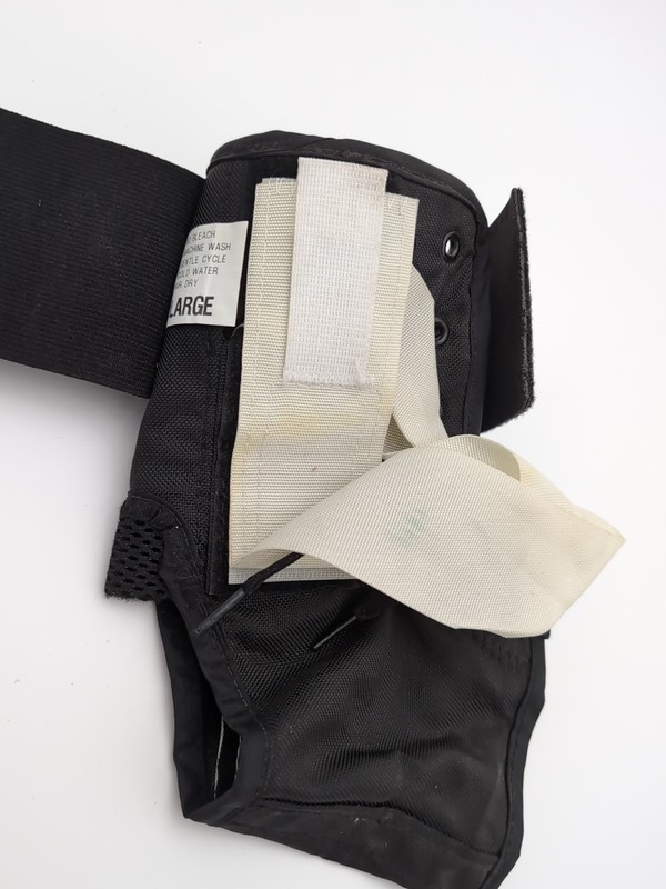 ASO Ankle Stabilizer Orthosis EVO Speed Lacer, Black, Large gallery