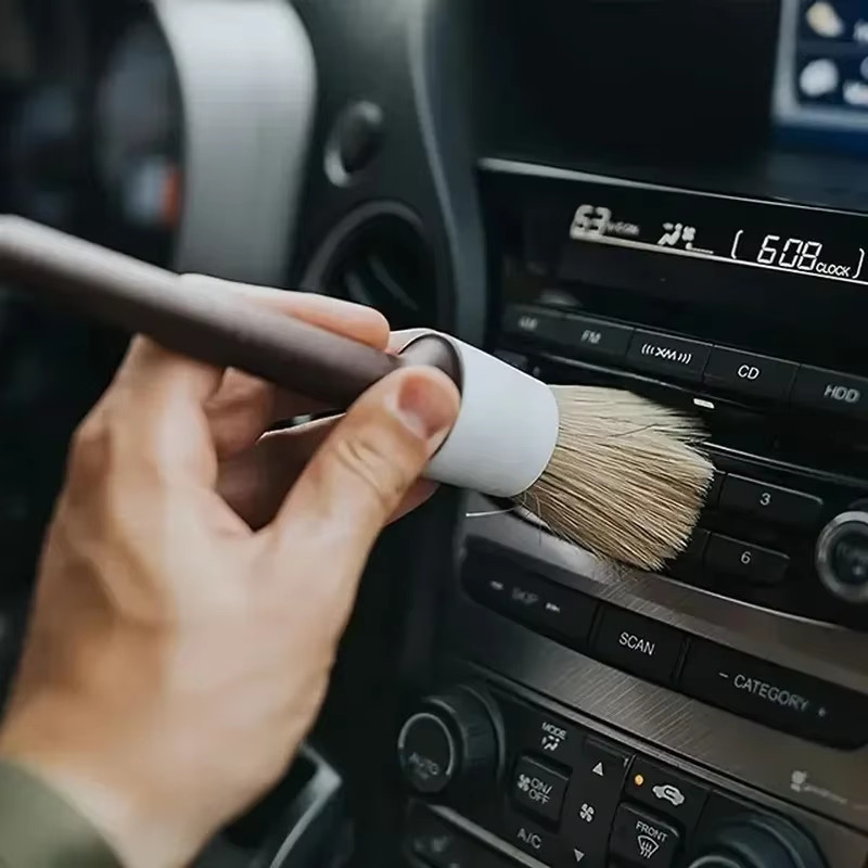 3PCS Car Exterior Interior Detail Brush Bristle Brushes for Car Cleaning Auto De gallery