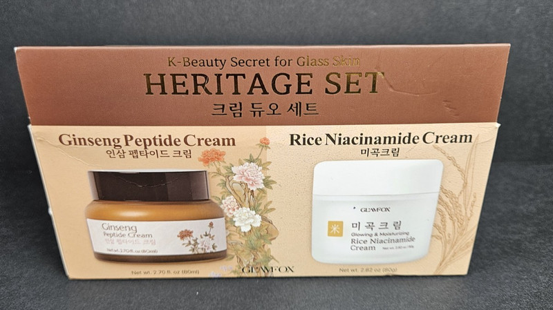 Korean GLAMFOX Rice Niacinamide & Ginseng Peptide Cream Glass Skin Exp.2028