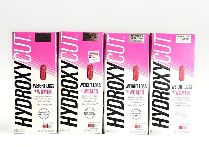 Hydroxycut Weight Loss + Women Rapid-Release Liquid Capsules – 60 Caps-4 PACK