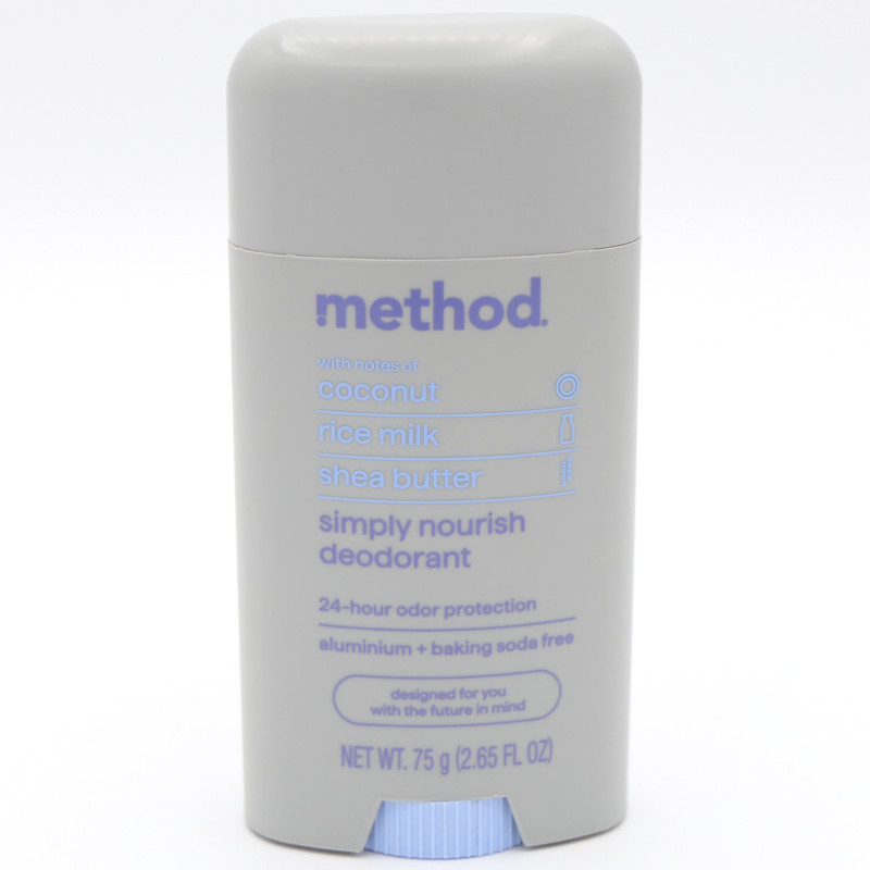 Method Simply Nourish Deodorant 24H Coconut, Rice Milk & Shea Butter 2.65 oz