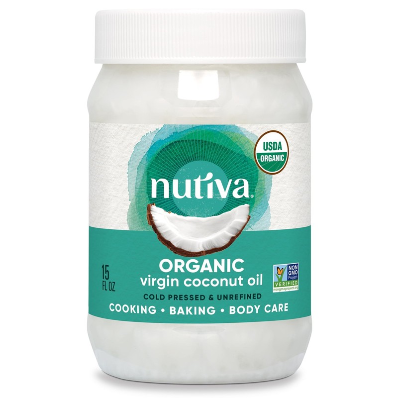 Nutiva Organic, Cold-Pressed, Unrefined, Virgin 15 Fl Oz (Pack of 1), Default