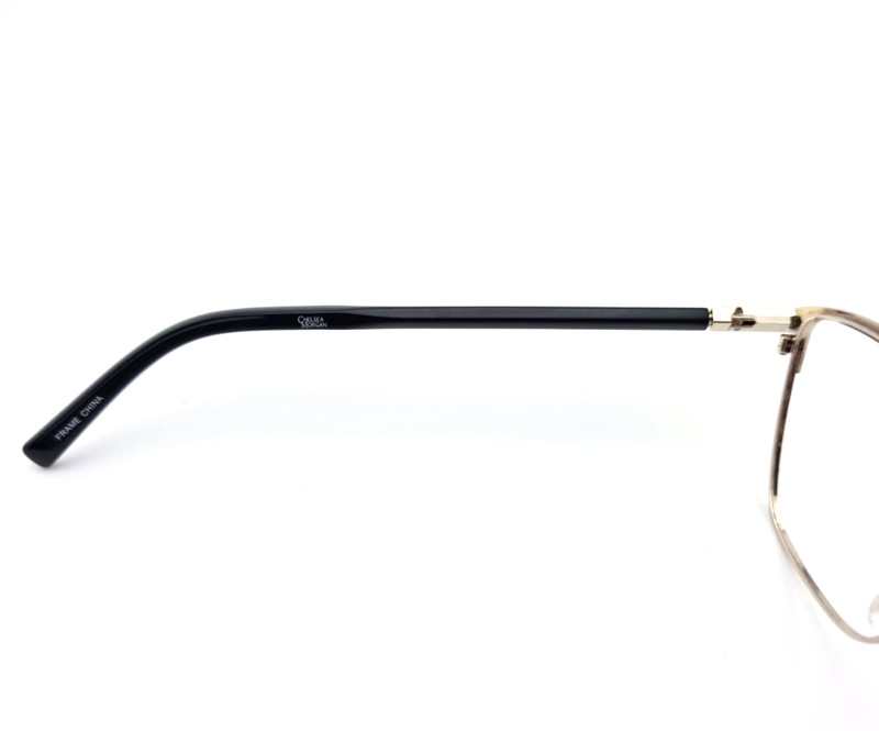 CHELSEA MORGAN CM 20210 BLACK GOLD DESIGNER FULL RIM EYEGLASSES FRAMES 59-16-145 gallery