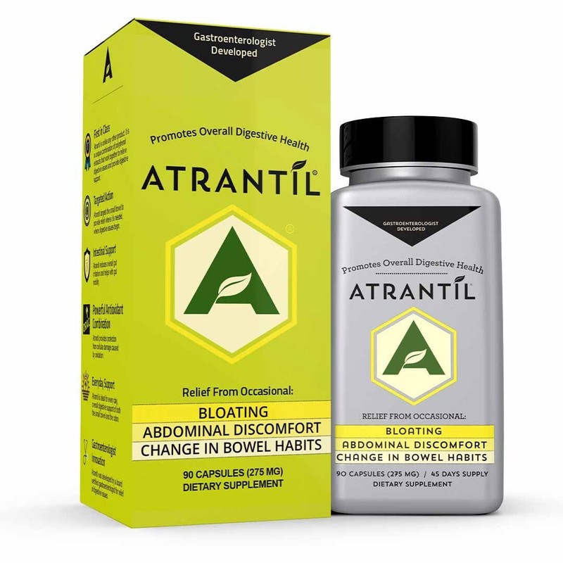 Atrantil 90 Count – Bloating and Digestive Health. Factory Sealed.
