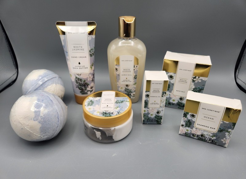 Spa Luxetique Gift Set White Jasmine & Ocean scented Products (you pick)