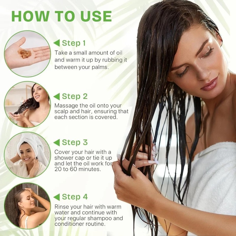 Raw Batana Oil for Hair Growth and Repair, 100% Pure Dr. Sebi Unrefined Batana O gallery