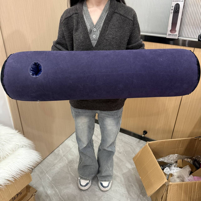 Inflatable Sex Pillow Love Position Aid Furniture Cylinder Cushion Sex Portable gallery