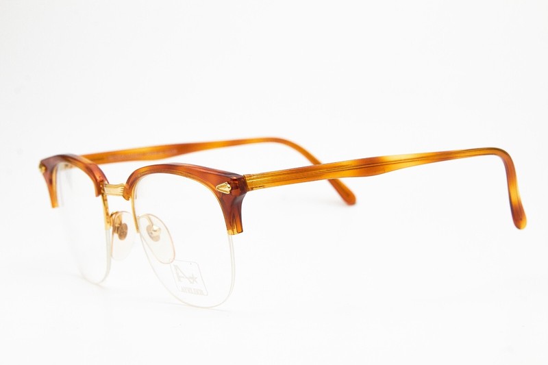 ATELIER 59 turtle gold frame glasses vintage 80s👓unisex gallery