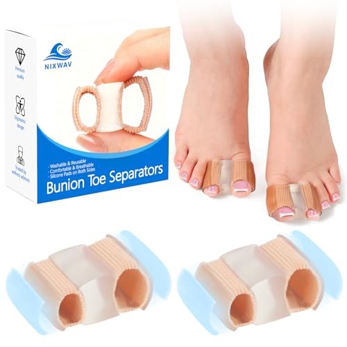 Bunion Toe Separators for Overlapping Toes, 3-Point Support Gel Toe L 2 Pack gallery