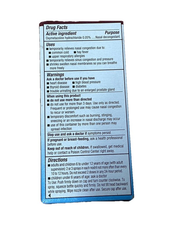 (X2) Afrin Allergy Sinus Nasal Spray Fast-Acting 12-Hour 15 mL Exp 11/2026 gallery