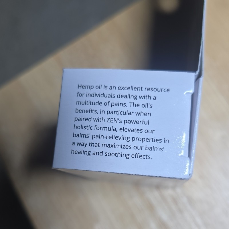 ZEN Hemp Balm Fast-Acting Pain Relief, Eucalyptus & Peppermint, 0.7 oz gallery