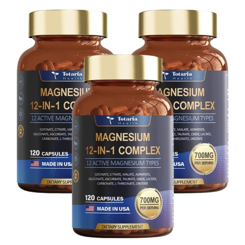 brand new! Totaria12 in 1Magnesium Complex 700mg Supplement with Glycine Citrate gallery