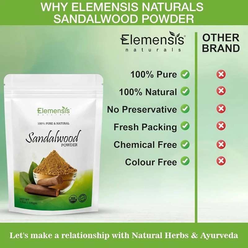 Elemensis Naturals Sandalwood Powder 100g gallery