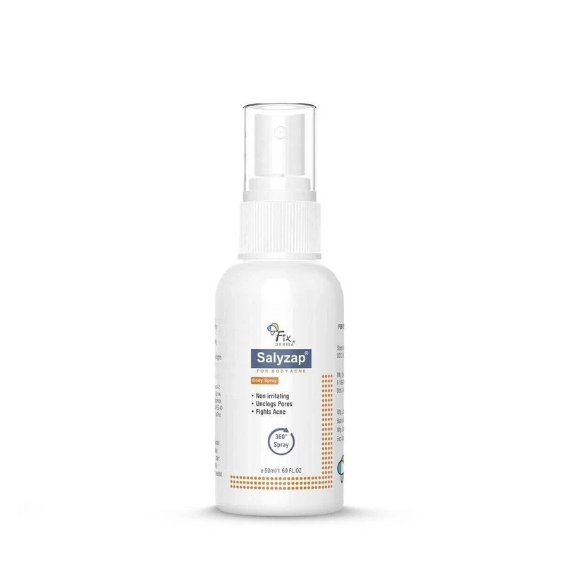 Fixderma Salyzap Body Acne Spray For All Skin Types 50ml