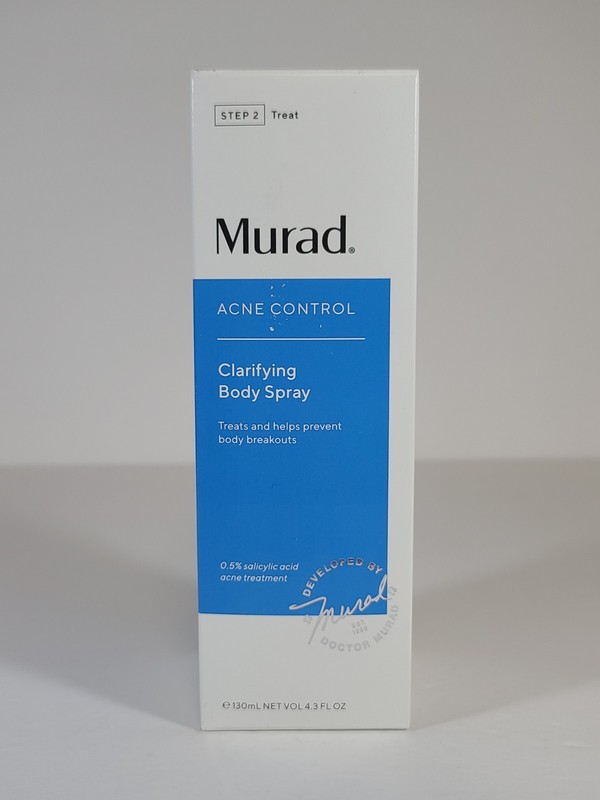 Murad Treat Clarifying Body Spray for Blemishes Soothe Irritation 4.3oz 07/2025