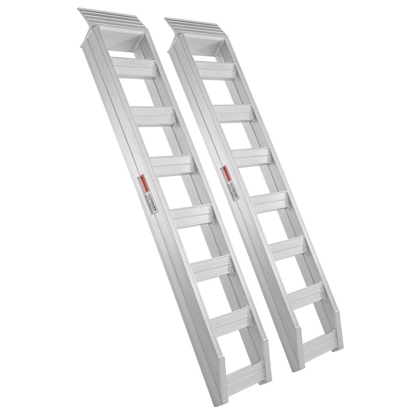 8810lb Strength Ramp 72x15in Aluminum Construction Portable Use