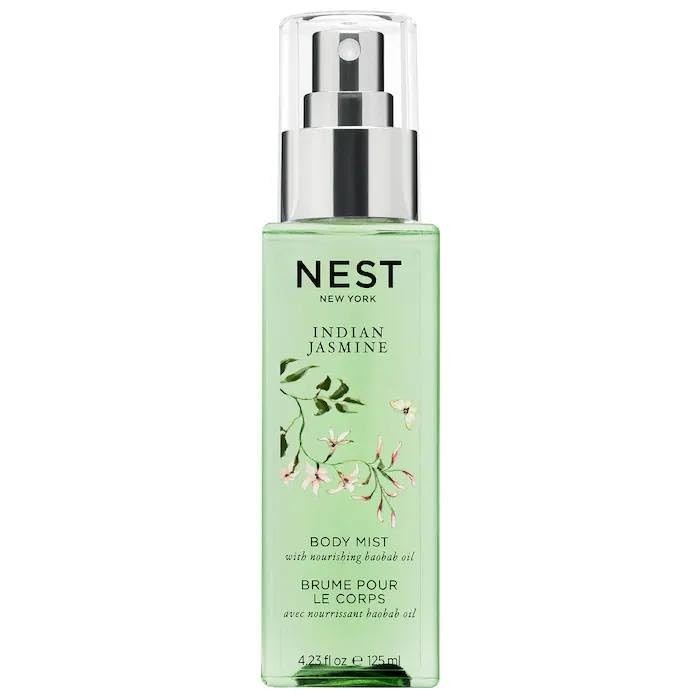 NEST New York Indian Jasmine Perfume Oil Body Mist, 4.2 Fl Oz Romantic Gift, New