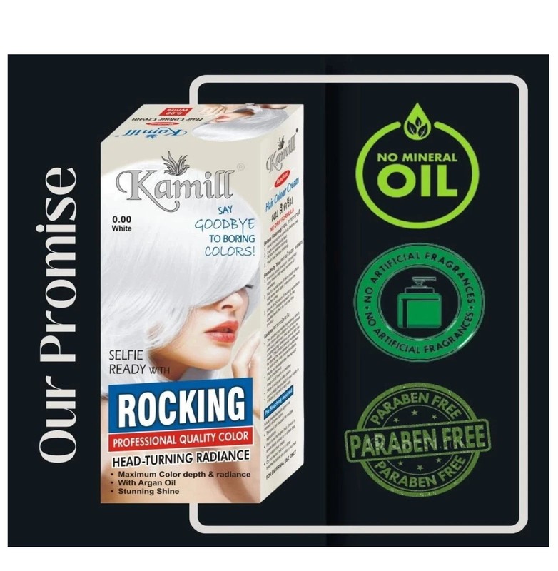 Kamill White Permanent Hair Color Natural & Organic for Unisex - 100 gm gallery