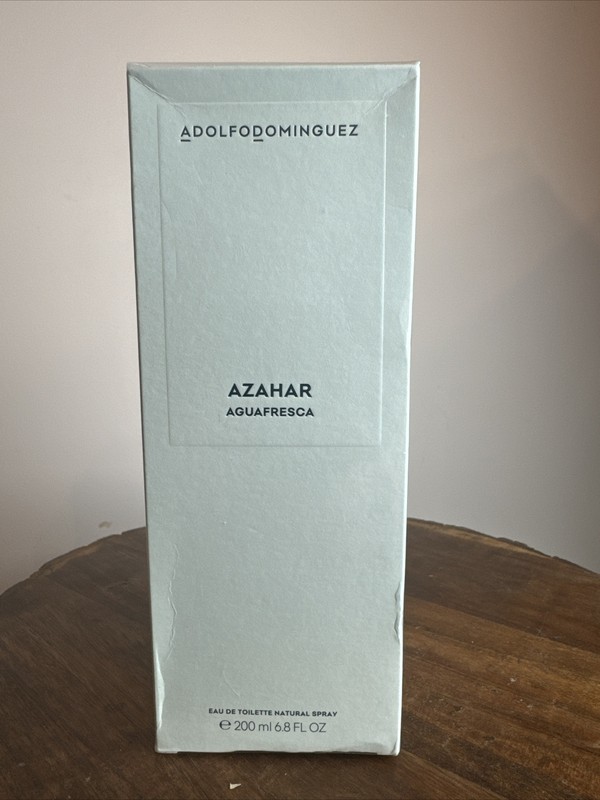 Adolfo Dominguez AZAHAR Aguafresca Eau de Toilette 6.8oz/200ml NEW & SEALED