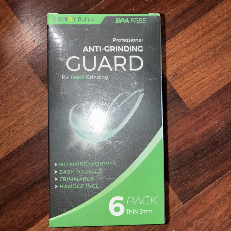 Eco-Friendly Anti Grinding Guards – 6 Pack Custom Mouth Guards with Storage Case