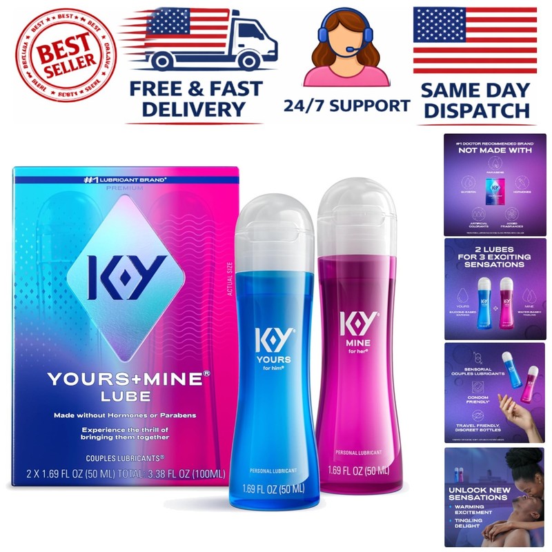 Yours & Mine Travel-Sized Couples Lubricant – Perfect for Intimate Getaways