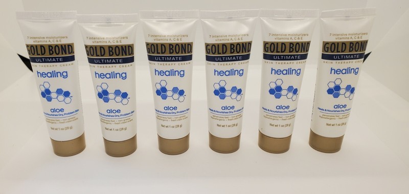Gold Bond Ultimate Lotion 1 oz Nourishing Dry. 6 Tubes.
