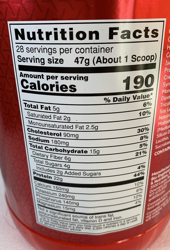 BSN SYNTHA-6 Whey Protein Powder Vanilla Ice Cream - 2.91 lb 28 Servings 01/28 gallery