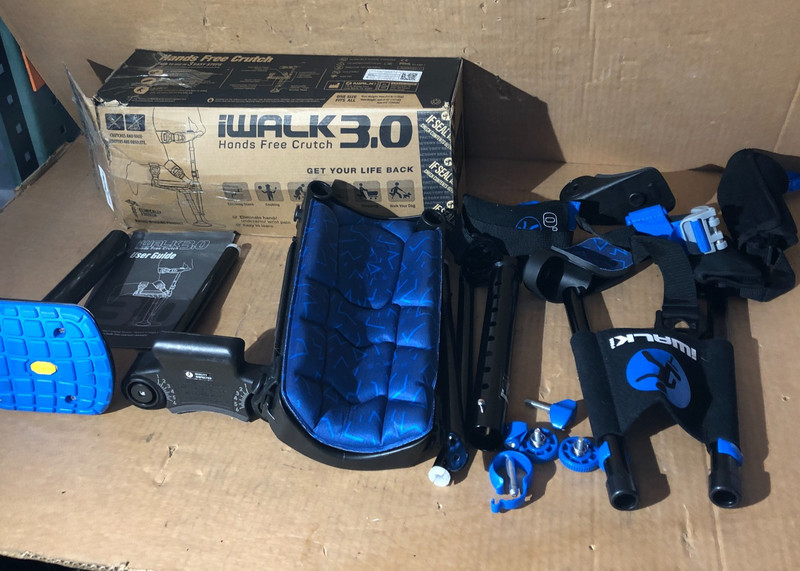 iWALK 3.0 Hands Free Crutch – Pain Free Knee Crutch – Alternative to Crutches