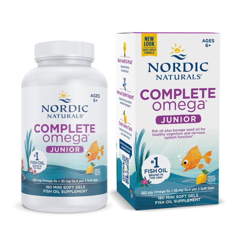 Nordic Naturals Complete Omega Junior – Overall Health and Wellness 180 Ct