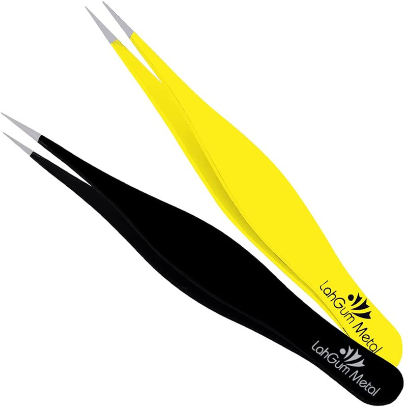 Super Sharp Pointed Tweezers Precision Fine Point Tip Ingrown Hair Removal Kit –