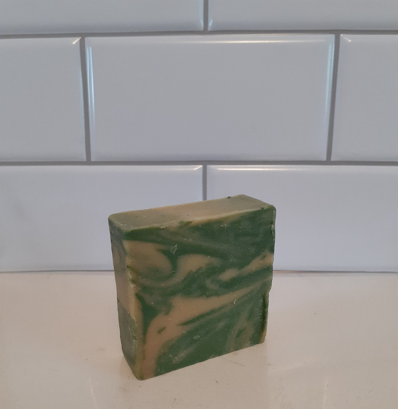 Handmade Green Clover Aloe Cold Processed Soap Bar -Free Shipping gallery