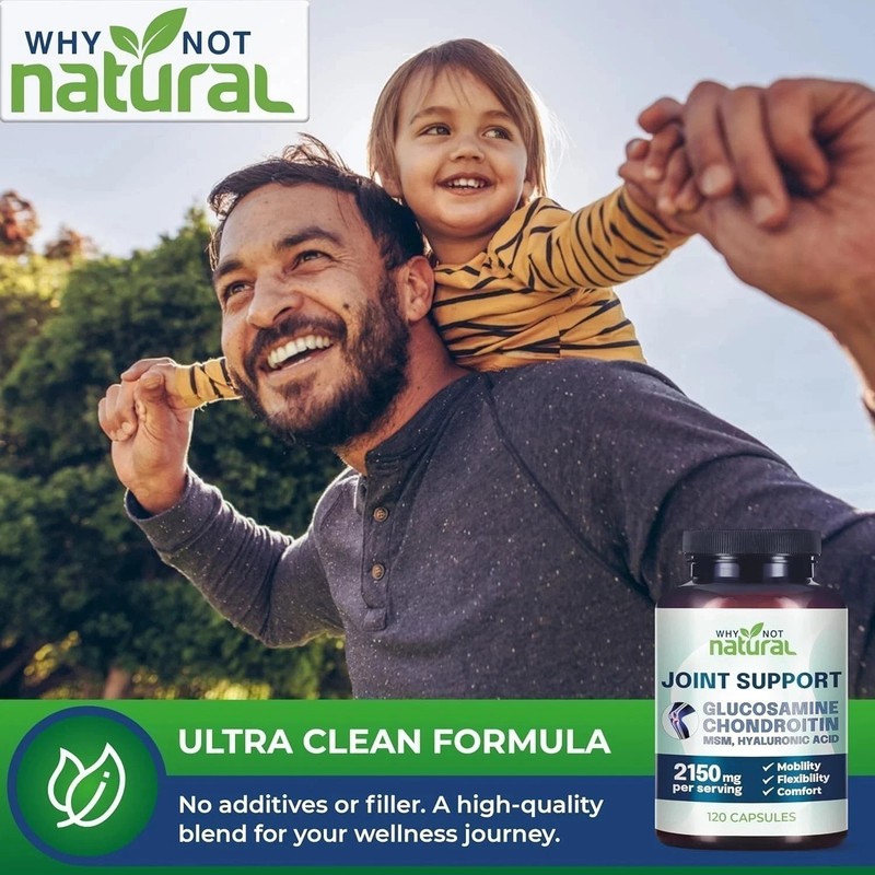 Why Not Natural Joint Support 2150mg - Glucosamine,Chondroitin,Hyaluronic Acid gallery