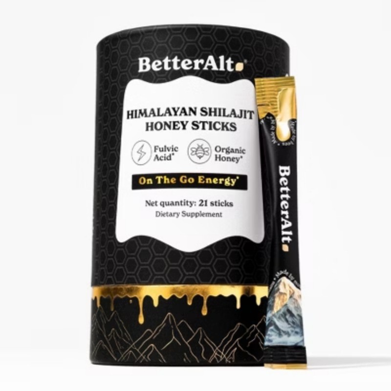 Better Alt Shilajit Honey Sticks – Himalayan Shilajit for Men and Women