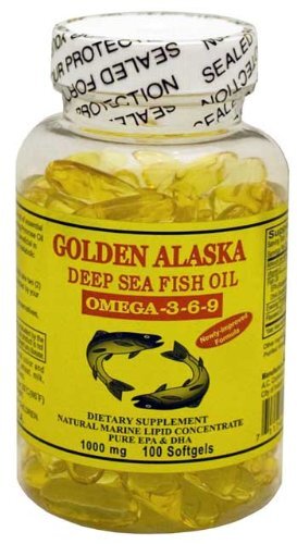 Gold Vitamin Golden Alaska Deep Sea Fish Oil Omega 3 6 9 1000 mg 100 SG gallery