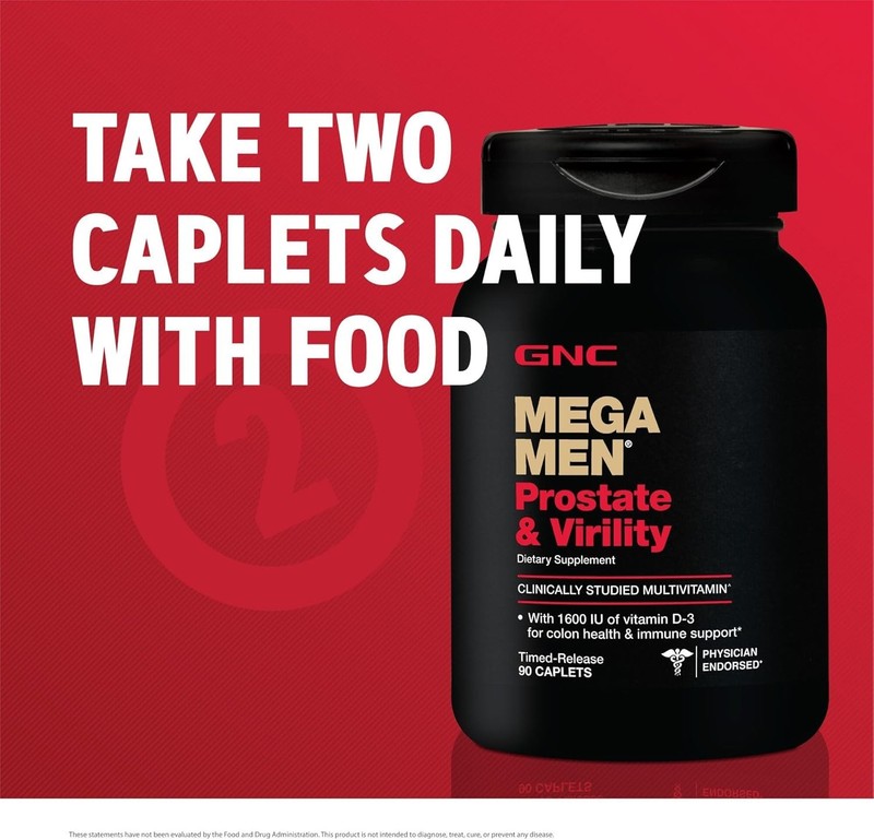 GNC Mega Men Prostate and Virility Support 90 caplets gallery