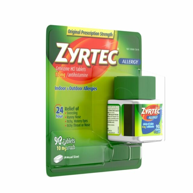Zyrtec Allergy Treatment Tablets – 10mg 90 Count