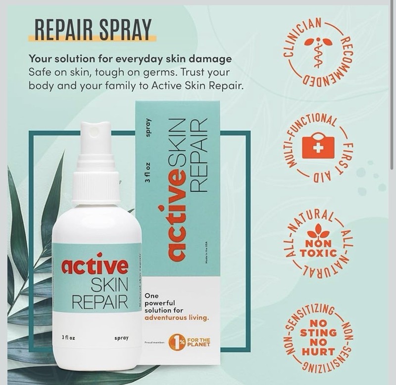 Active Skin Repair First Aid Healing Skin Spray - Natural gallery