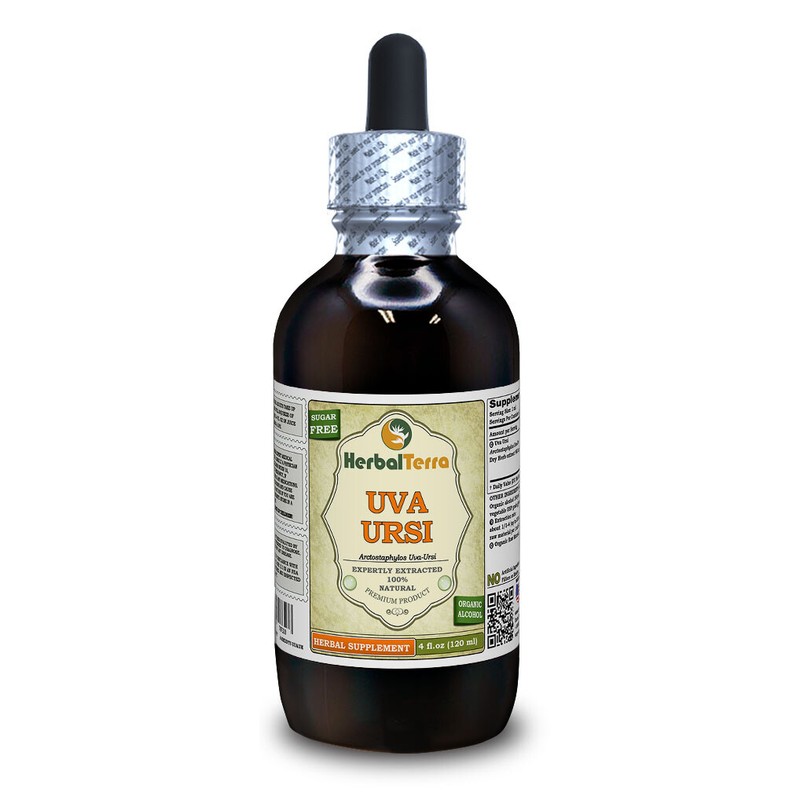 Uva Ursi (Arctostaphylos Uva-Ursi) Tincture, Organic Dried Herb Liquid Extract