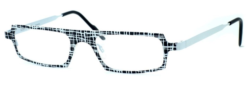 Harry Lary’s French Optical Eyewear Starsky in White Black (716)