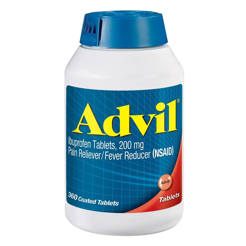 360 Coated Tablets ADVIL Ibuprofen 200 mg Pain Reliever Fever Reducer NSAID