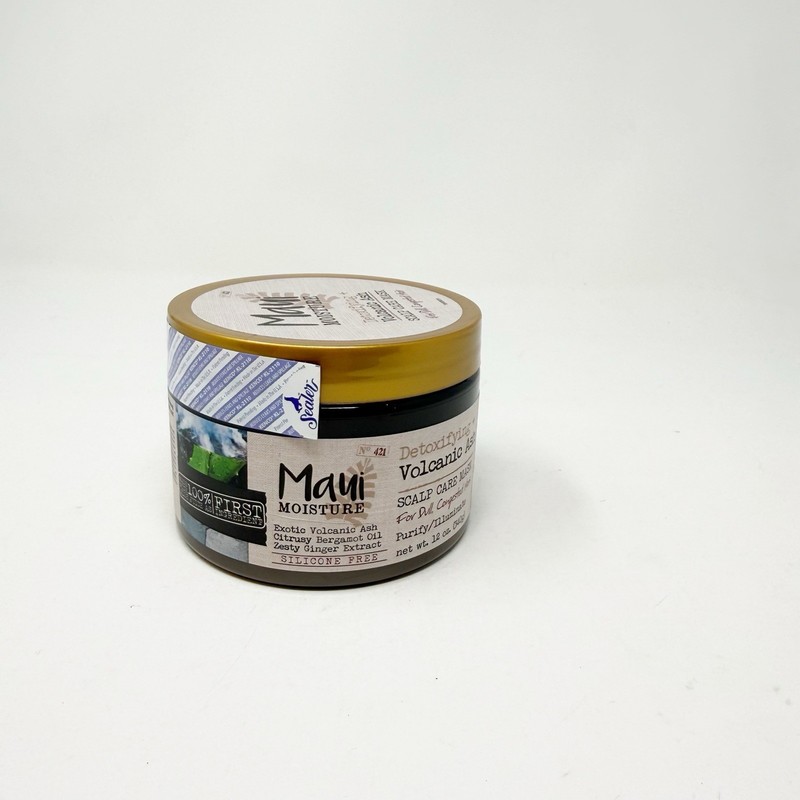 (1) Maui Moisture Detoxifying Volcanic Ash Scalp Care Mask 12oz