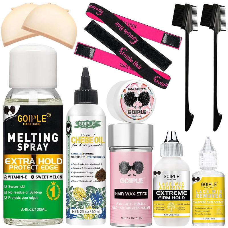 Hair-Adhesives, 3.4 Fl Oz Lace Melting and Holding Spray Glue for Wigs, Extra Ho
