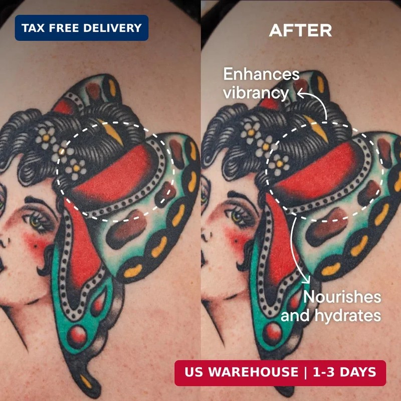 Harry's Tattoo Frost - Tattoo Aftercare Gel for Hydration and Vibrancy - Fragran gallery